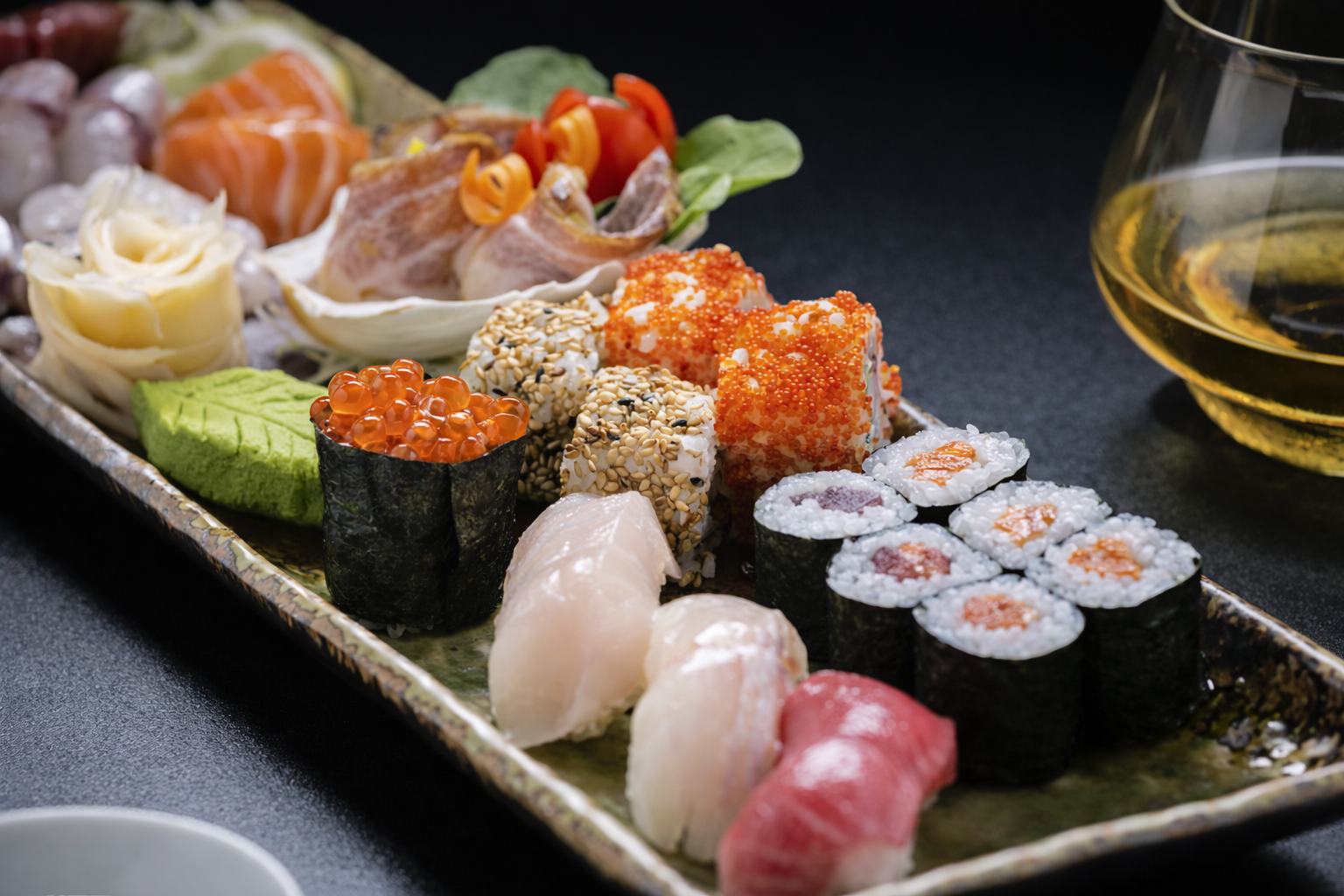 Sushi rolls on a plate — Yung Nay catering